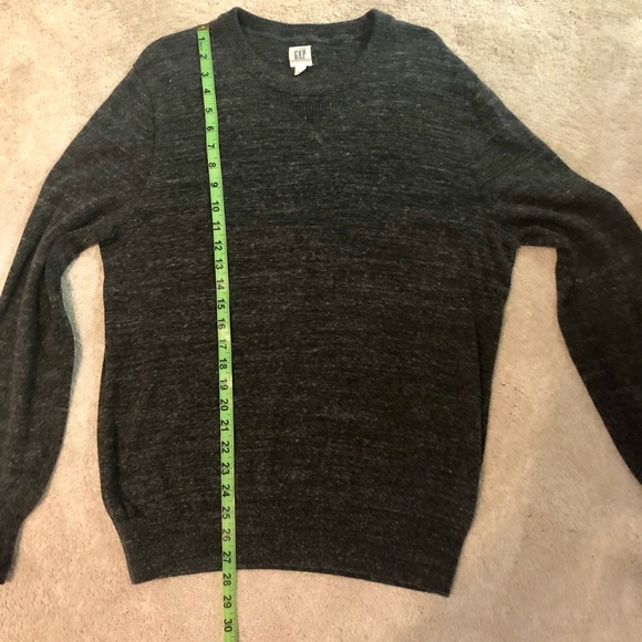 GAP Dark Gray Mens Crewneck Sweater - Picture 4 of 7